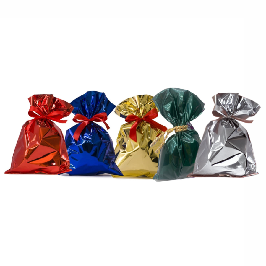 Buste Regalo Oro Metallizzato 35x50 cm 50 pz
