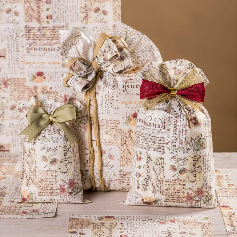 Buste regalo Newspaper in polipropilene (50 pezzi)