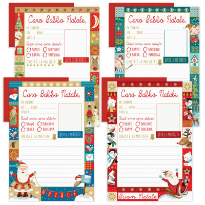 Letterina Babbo Natale con foto