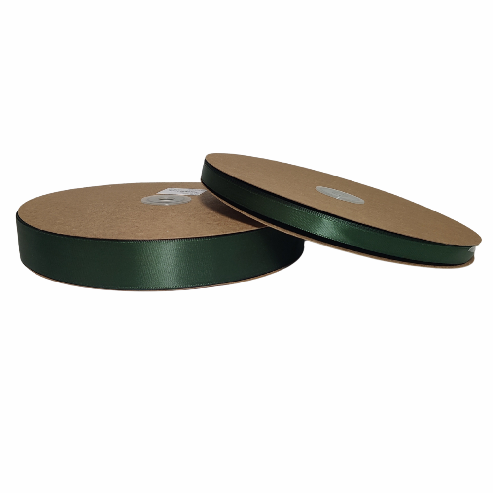 Nastro doppio raso 100 metri verde