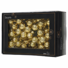 Palline in vetro lucide con filo ferro 2cm (144 pezzi)