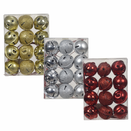 Sonagli natalizi in ferro (12 pezzi)