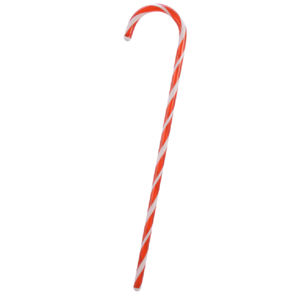 Caramella Candy Cane bianca e rossa 61cm