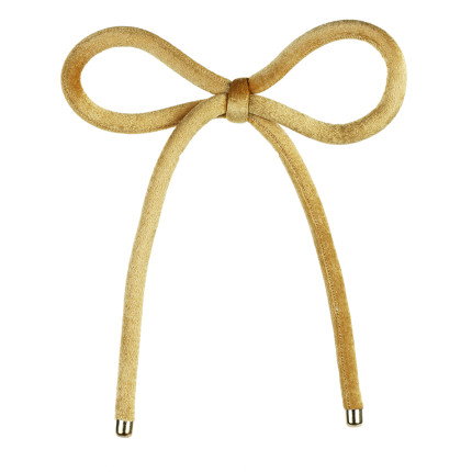 Fiocco in velluto oro Fiocco in velluto oro