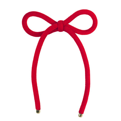 Fiocco in velluto rosso