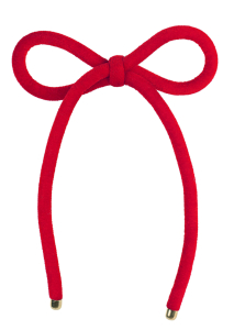 Fiocco in velluto rosso Fiocco in velluto rosso