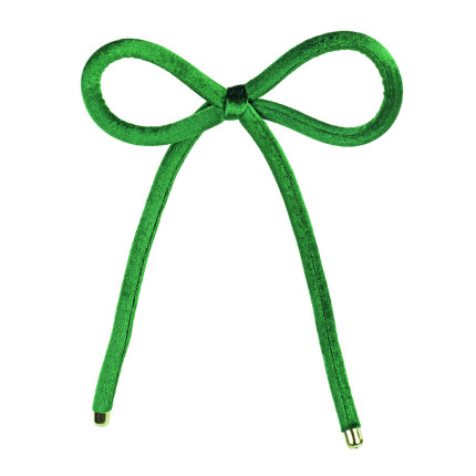 Fiocco in velluto verde