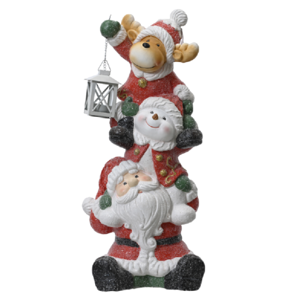 Personaggi natalizi con lanterna Personaggi natalizi con lanterna