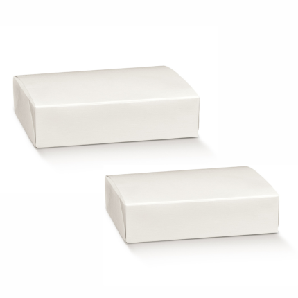 Scatola Boite in cartoncino fibra bianco