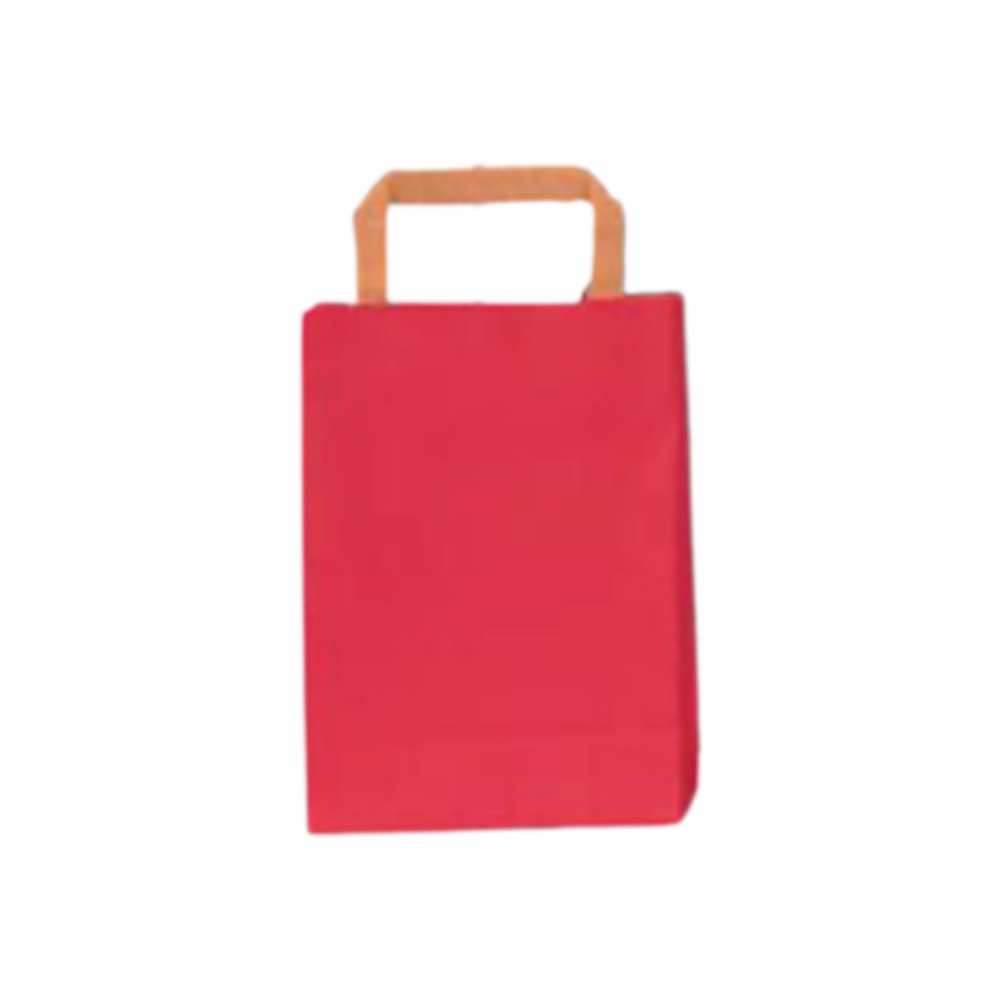 Sacchetti in Carta Tinta Unita con Maniglia Piatta
