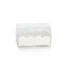 Astuccio porta macarons Fibra bianco