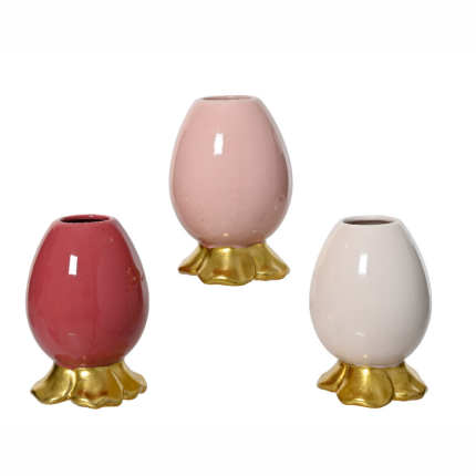 Vaso uovo in porcellana 9cm