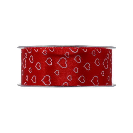 Nastro in tessuto royal con cuori Nastro in tessuto royal con cuori