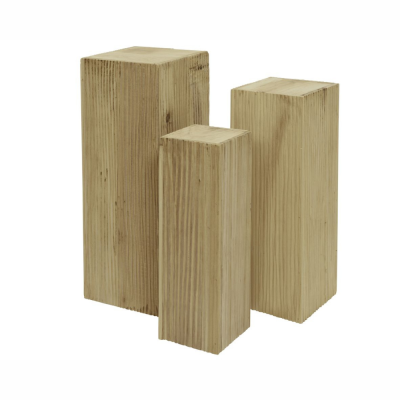 Pilastro in legno di paulonia
