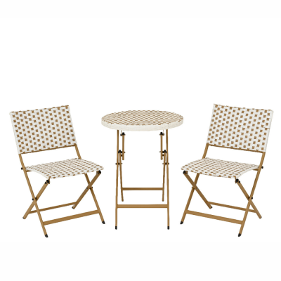 Set Bellano in vimini da esterno