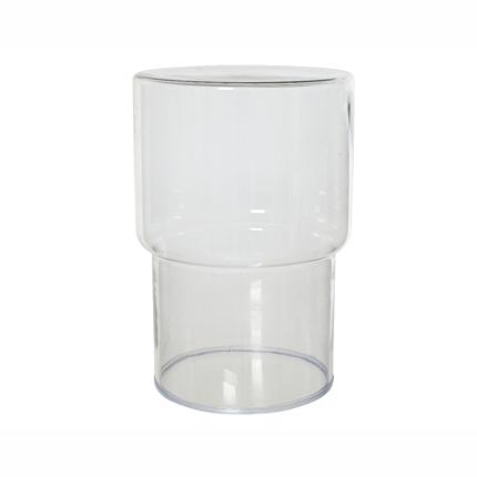 Tavolino in vetro trasparente per interni Tavolino in vetro trasparente per interni