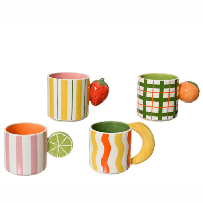 Tazza smaltata frutta