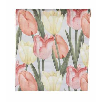 Runner con tulipani colorati