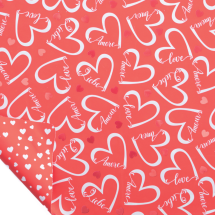 Bobina carta in polipropilene Love Heart