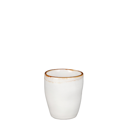 Tazza Senseo bianca con bordo oro Tazza Senseo bianca con bordo oro