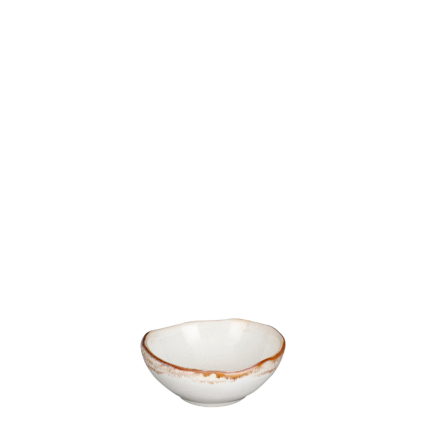 Ciotolina Senseo bianca con bordo oro