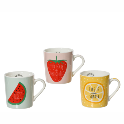 Tazza Life in porcellana