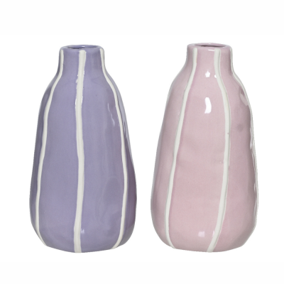 Vaso in porcellana pastello