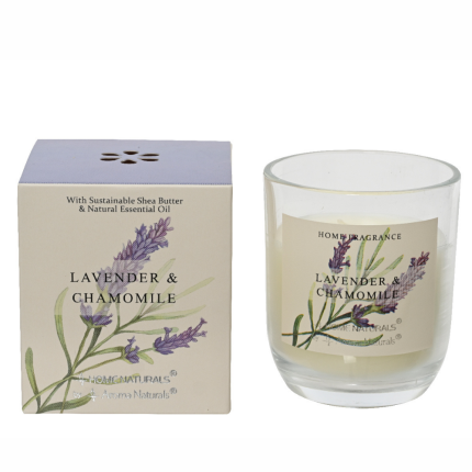 Candela lavanda e camomilla