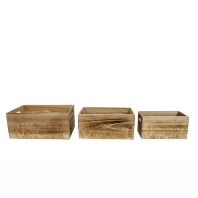 Fioriera in legno di abete