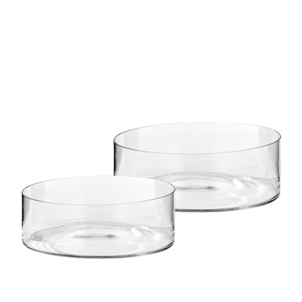 Ciotola in vetro trasparente Ciotola in vetro trasparente