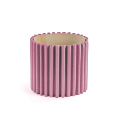 Scatola tonda Wave rosa