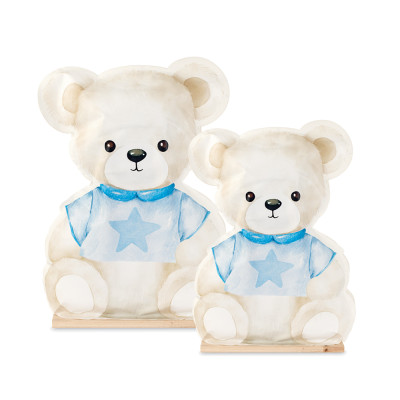 Orsetto azzurro con base