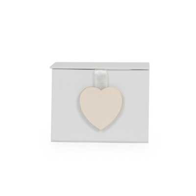 Scatola cubo Valentino bianca