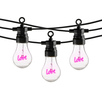 Lampadine Love rosa 10 led