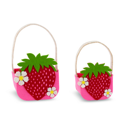 Cestino fragola con manico