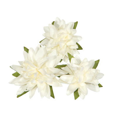 Fiori in carta crema