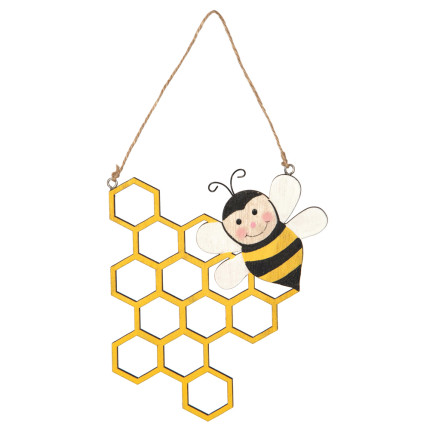 Alveare con ape pendente