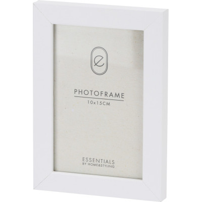 Porta foto in legno bianco 13x17cm