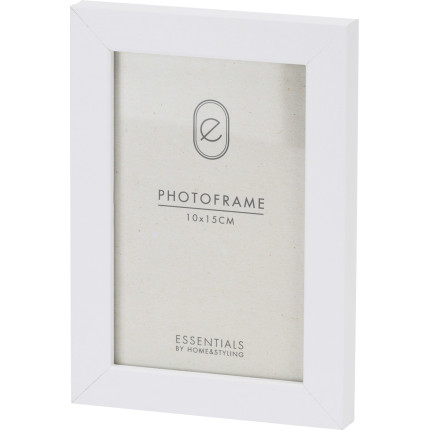 Porta foto in legno bianco 13x17cm Porta foto in legno bianco 13x17cm