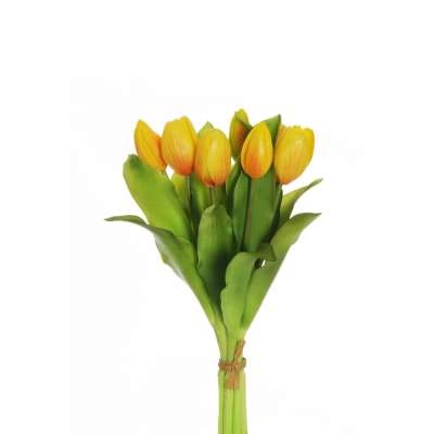 Mazzo di 7 tulipani arancione