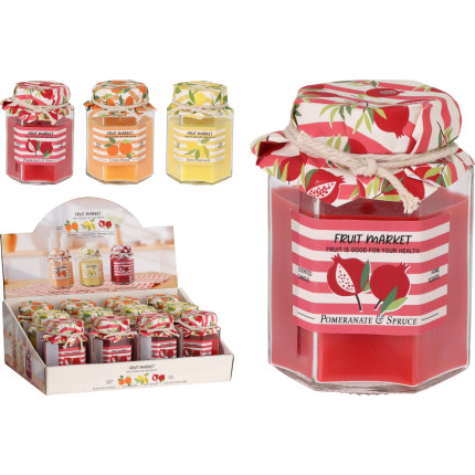 Barattolo candela marmellata Barattolo candela marmellata