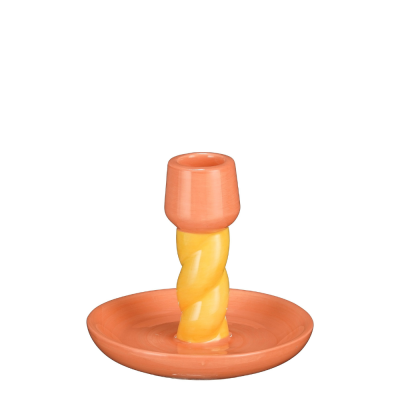 Portacandele Twist arancio