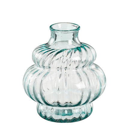 Vaso Emilia in vetro riciclato 25cm Vaso Emilia in vetro riciclato 25cm