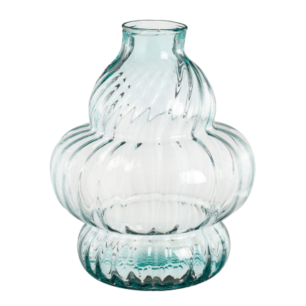 Vaso Emilia in vetro riciclato 40cm Vaso Emilia in vetro riciclato 40cm