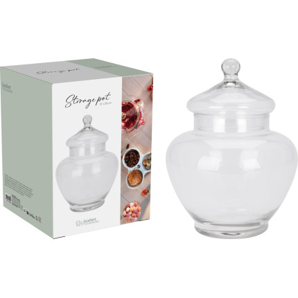 Biscottiera in vetro 21cm