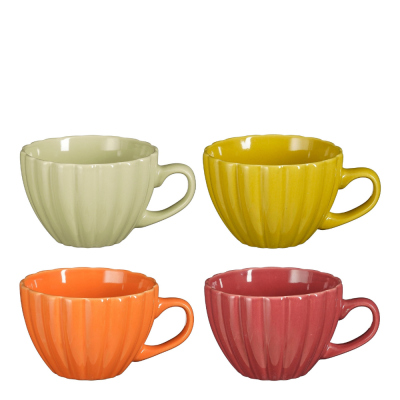 Tazza Corfù plissé color pastello