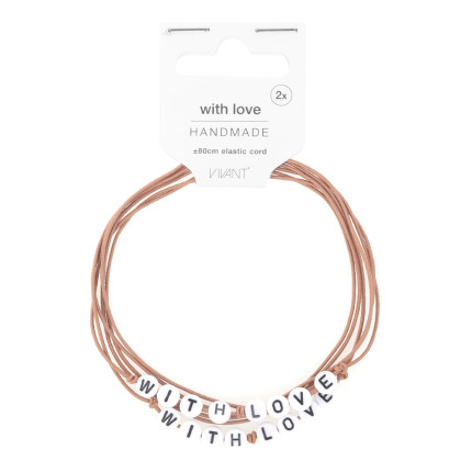 Brccialetto elastici WITH LOVE Brccialetto elastici WITH LOVE