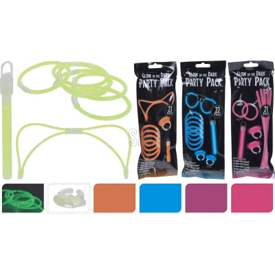 Kit bracciali fosforescenti