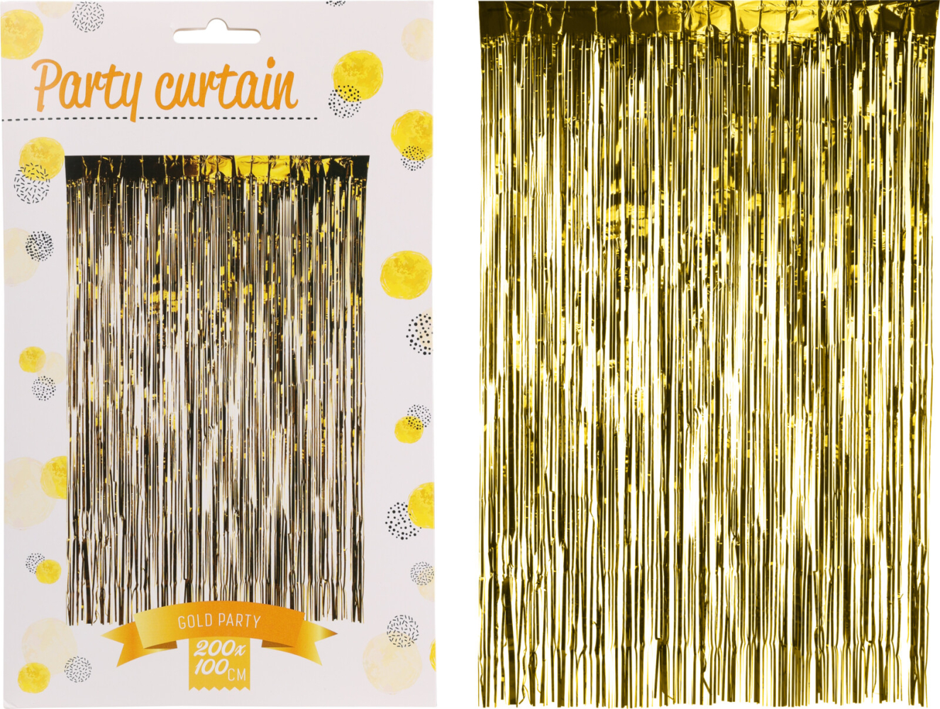 Tenda party oro 200x100cm