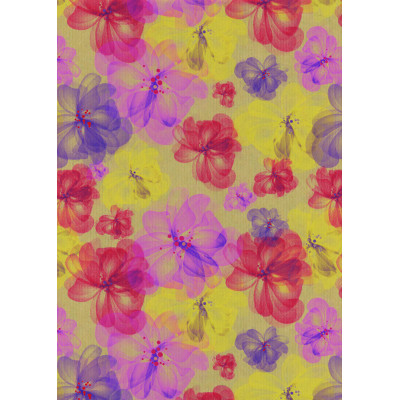 Bobina carta sealing a fiori colorati